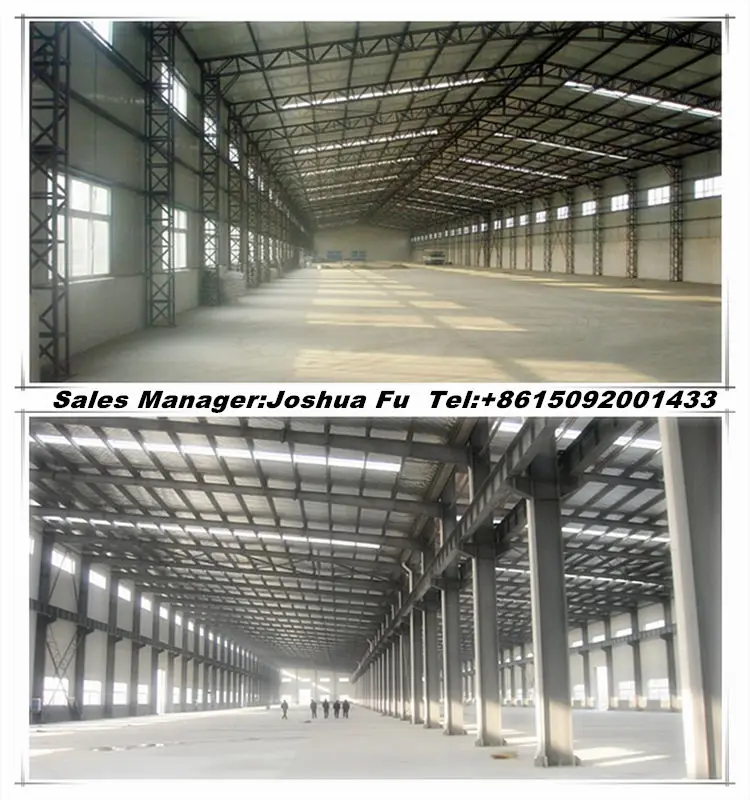 Large space steel structure warehouse