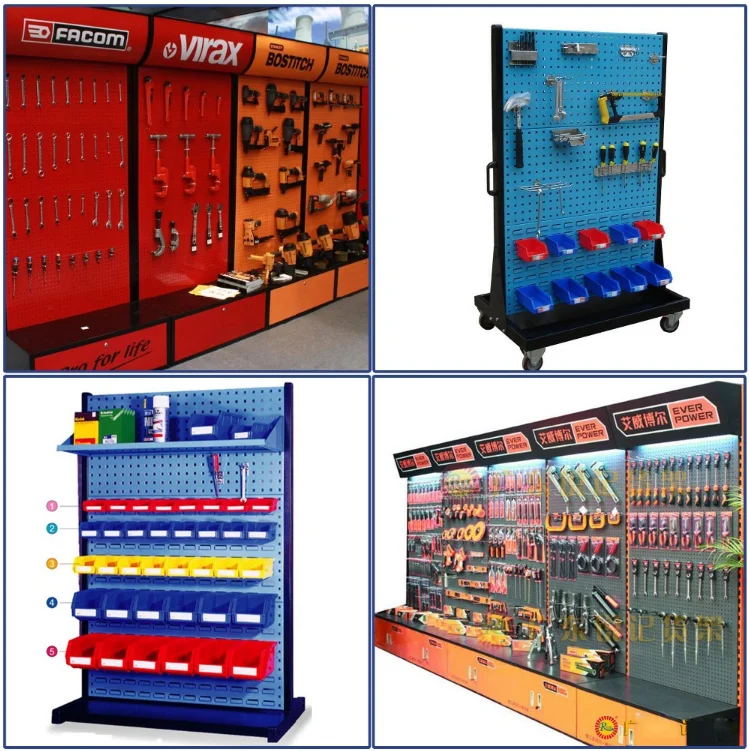 Pegboard Hanging Hardware Power Tooling Brushcutter Display Stand ...