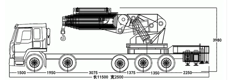 Heavy Crane Capacity 200tons 300 Tons Truck Mounted Crane For Sale ...