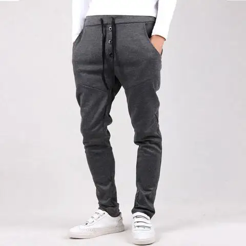 dark grey skinny joggers