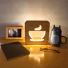 Wood Table Light Sale On Amazon, Led Table Lamp With USB Charging Port