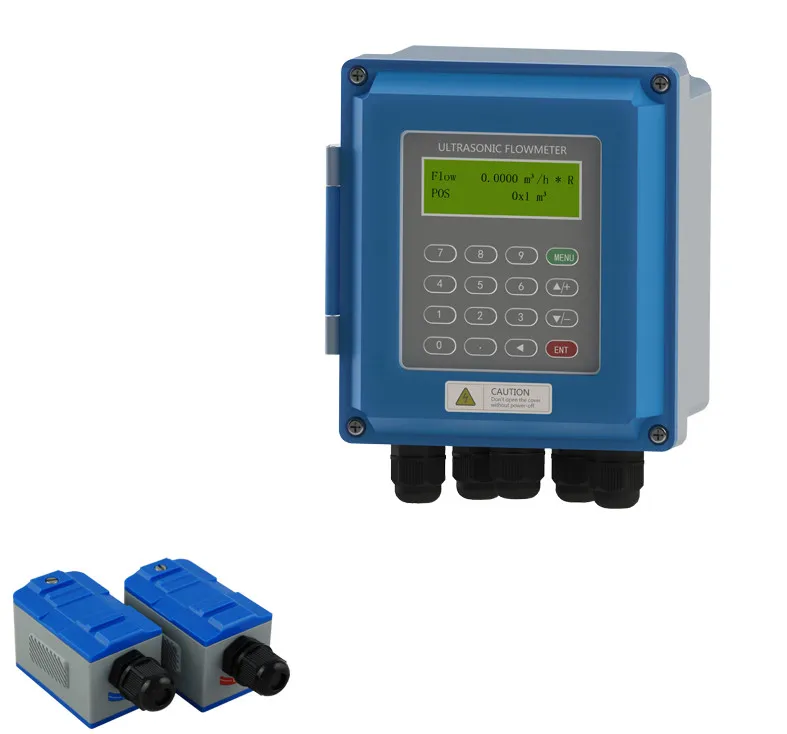 Tsonic Tuf2000b Wall Mounted Clamp On Ultrasonic Water Flow Meter With
