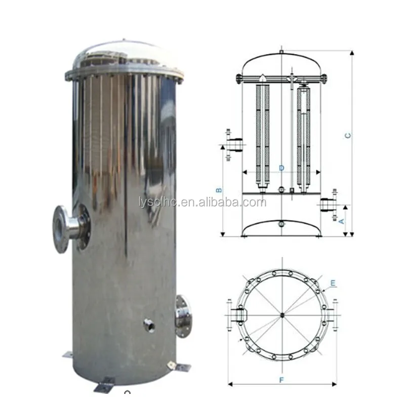 High quality ss cartridge filter housing manufacturers for water-24