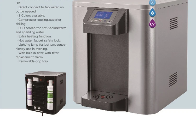 digital direct piping water dispenser without bottle