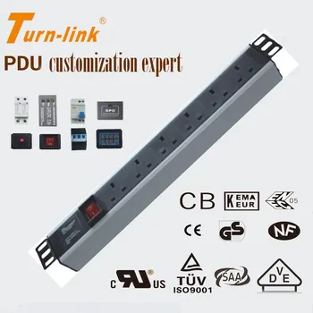 1 5u 6 Ways Uk Type Power Distribution Unit Pdu For Network