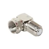 Right Angle F Type Male to Female Coax Connector Adapter