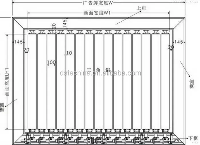 Top Level Best Sell Steel Structure Trivision Billboard - Buy Steel ...