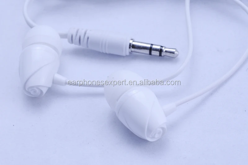 Sxd High Quality Inear White Stereo Plastic Headset Earbuds Mobile