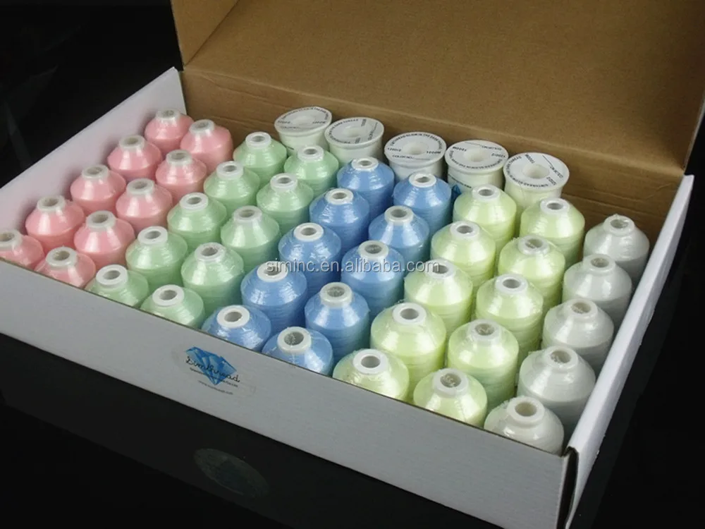 Ciieeo 12 Rolls Glow In The Dark Embroidery Thread - Colorful Cross Stitch Yarn For Sewing, Festivals, Crafts - View #8