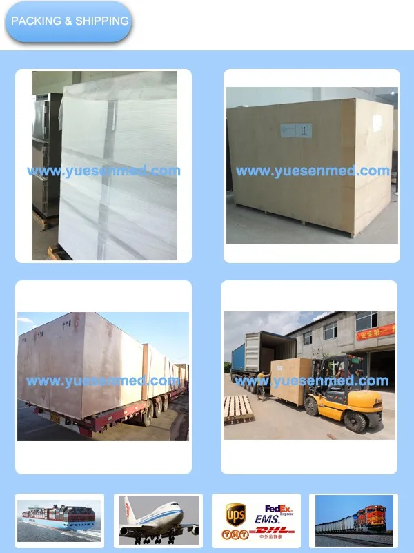 03 Packing & Shipping YSSTG Hospital mortuary body freezer morgue cabinet