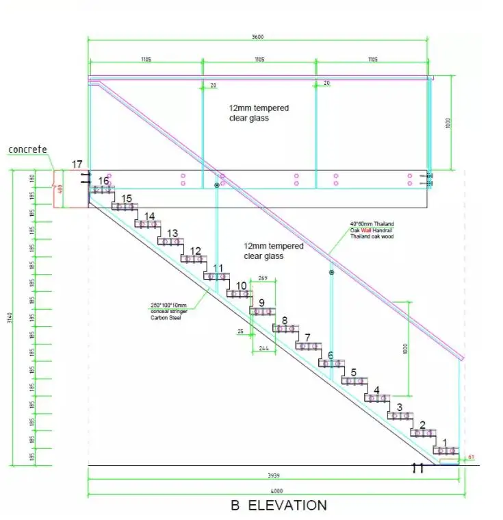 Floating Staircase/hidden Cantilever Stairs/enter Wall Type Stair With ...