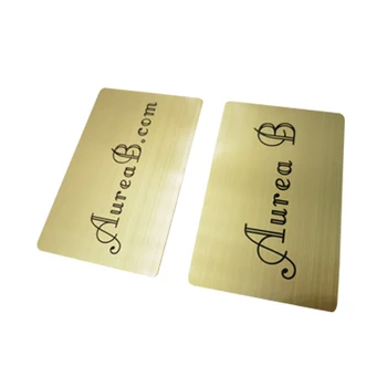 Professional Laser Etched Metal Credit Business Card - Buy Cheap Metal