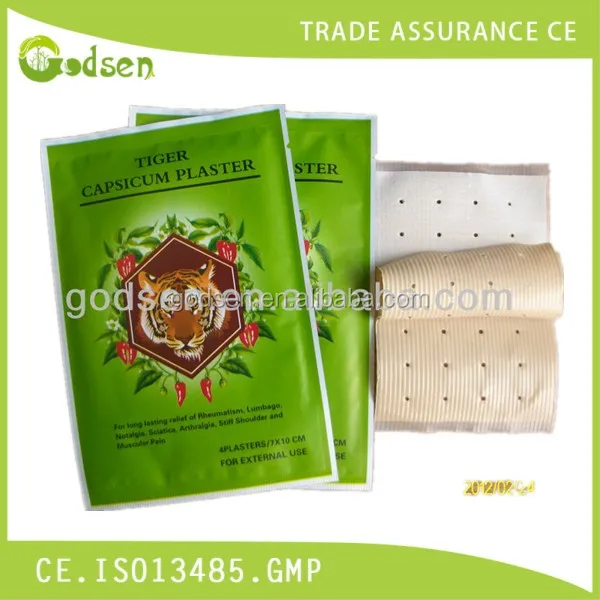 Surgical Pepper Capsicum Plaster , Chili pain relieving plaster