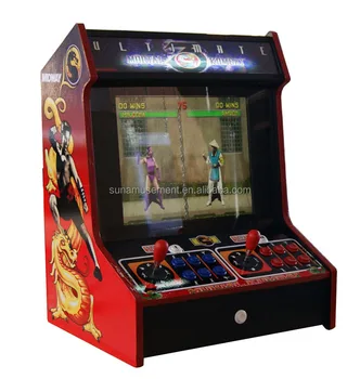 2 Players Mortal Combat Mini Coin Operated Arcade Video Game