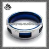 new fashion 316L stainless steel STJZ064 chromatic stripe rings