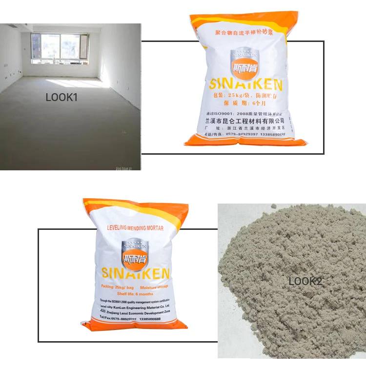 High Quality Polymer Modified Self Leveling Cement Modified Mortars