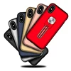 cell phone case shockproof magnetic case ring holder for iphone x, for iphone magnetic mobile case