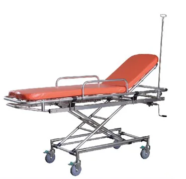High quality aluminium alloy patient emergency trolley cart for sale patient stretcher