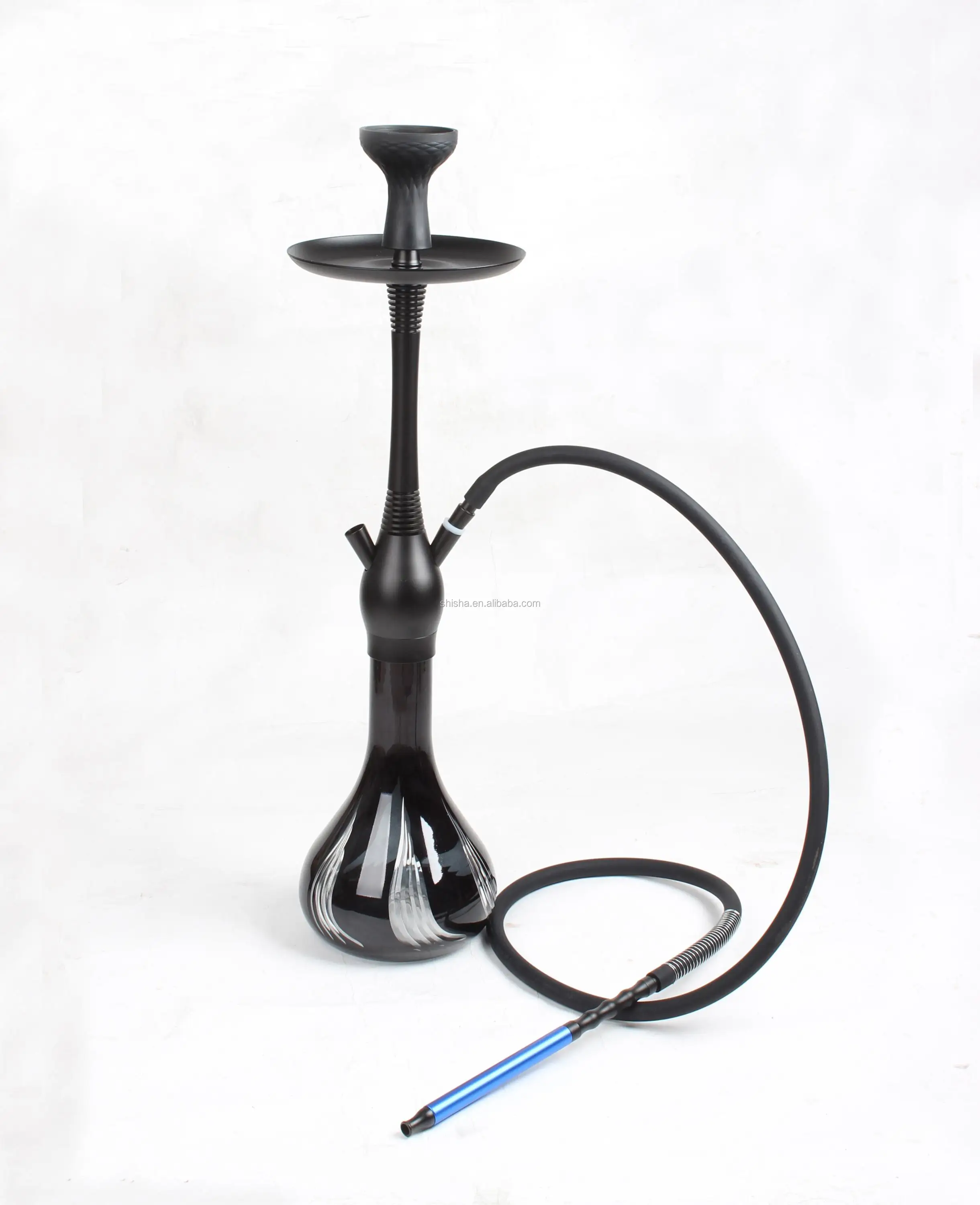 China Large Size Royal Aluminum Base New Click Batia Solid Wood Hookah