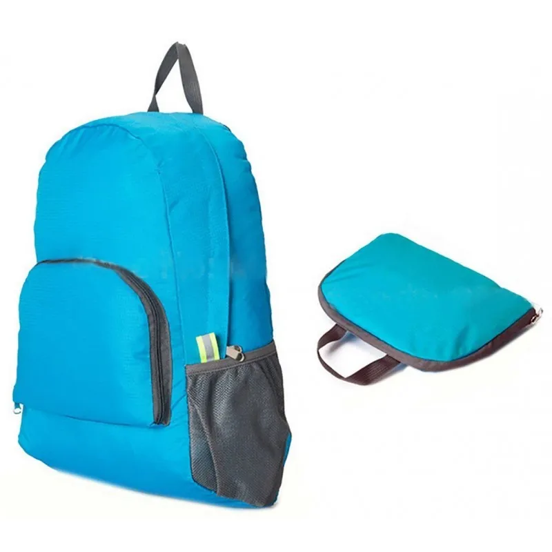 Rpet Fabric Lightweight Travel Collapsible Backpack Folding Backpack