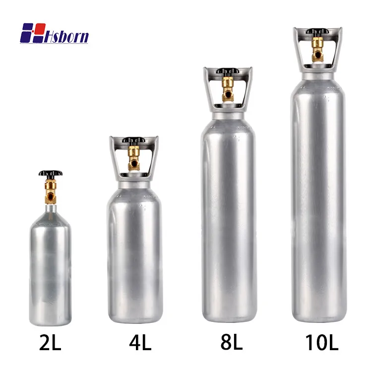 Seamless Steel 37mn 2l 4l 8l 10l Co2 Cylinder Carbon Dioxide Cylinder ...