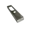 High Precision Custom Glossy Chrome Plating Stainless Steel Deep Drawn Stamping Door Lock Shell