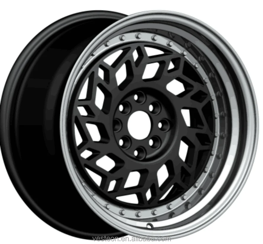 flower type spokes car alloy wheel rims with nice rivets buy wheel