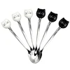 /product-detail/stainless-steel-cute-funny-cat-spoon-set-for-cat-lover-spoons-for-stirring-tea-coffee-espresso-sugar-dessert-black-and-white-60726185384.html