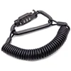 OEM security anti theft retractable cable helmet lock carabiner combination