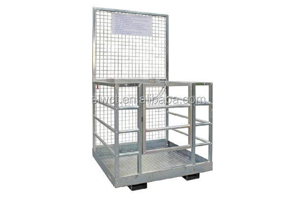 300kg Forklift Mounted Safety Cage Forklift Work Platform - Buy ...