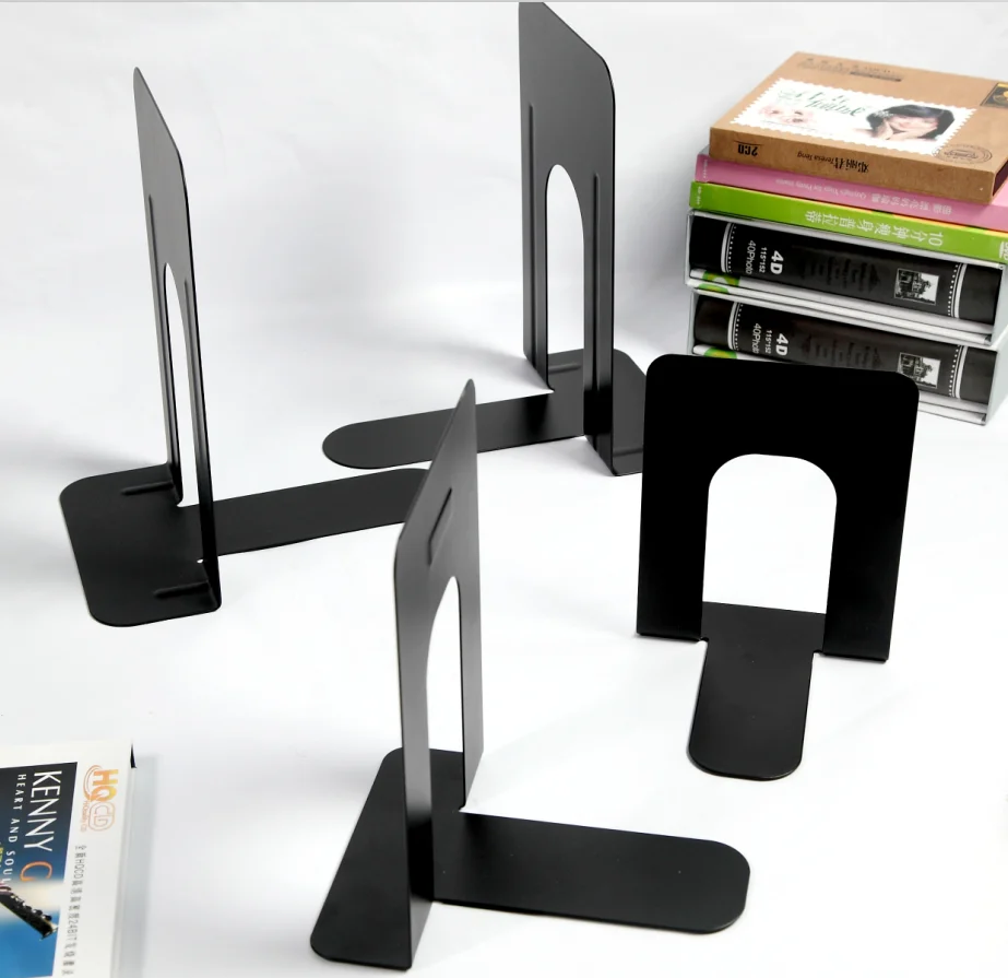 Hot Sales Iron Metal Library Display Bookends/home Book Stand/office