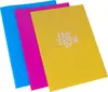 Top quality custom logo printed clear color presentation A4 PP pocket file folder wholesale transparent L shape plastic folder