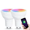 5W GU10 LED WiFi Light Bulb RGB+ Warm White Color Changing Smart Spotlight Work with Alexa iphone-SIRI