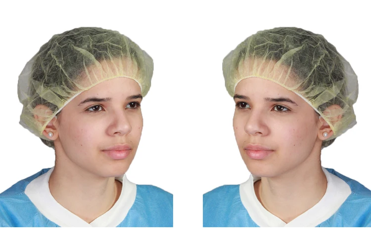 New design Disposable surgical nonwoven bouffant cap
