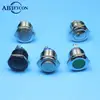 12mm,16mm,19mm 22mm Flat Round waterproof metal push button switch momentary on with/without LED illuminated