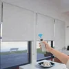 Indoor window blinds Electric remote control white automatic blackout motorised Roller Blinds for home