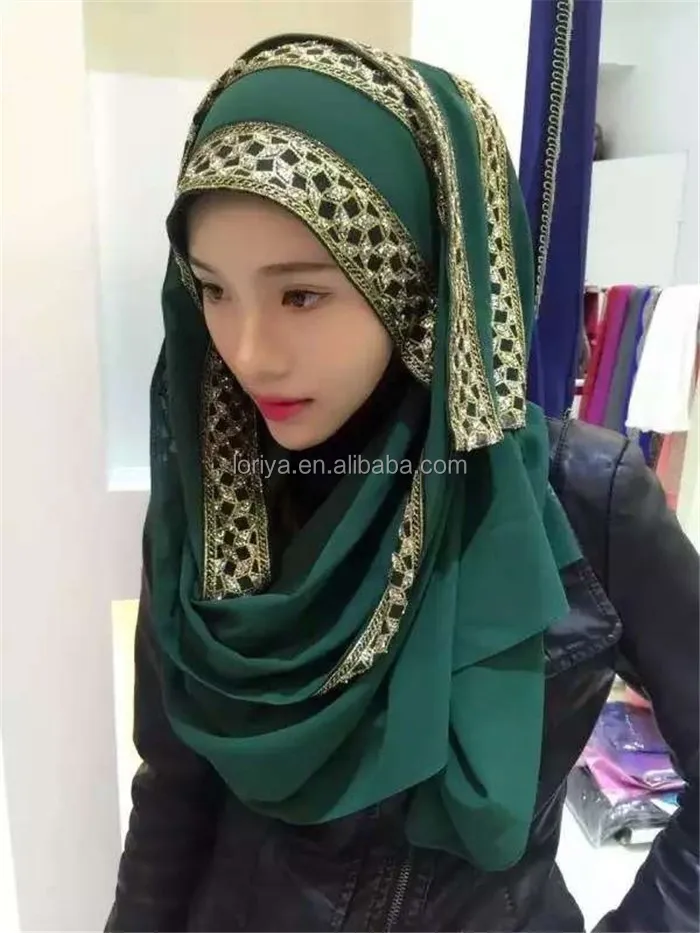 高品質シフォンヒジャーブイスラム教徒の正方形のヒジャーブスカーフ - Buy 大きな正方形スカーフ、女性イスラム教徒のスカーフ、正方形のヘッドスカーフ  Product on Alibaba.com