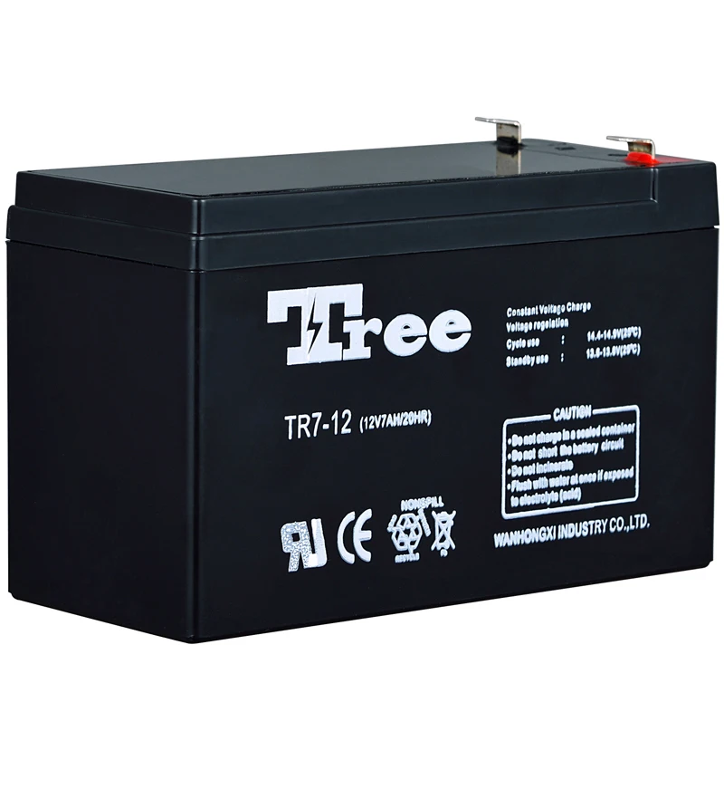 Manufacturer Sealed Rechargeable Sla 6fm7 12v 7ah 20hr Battery For