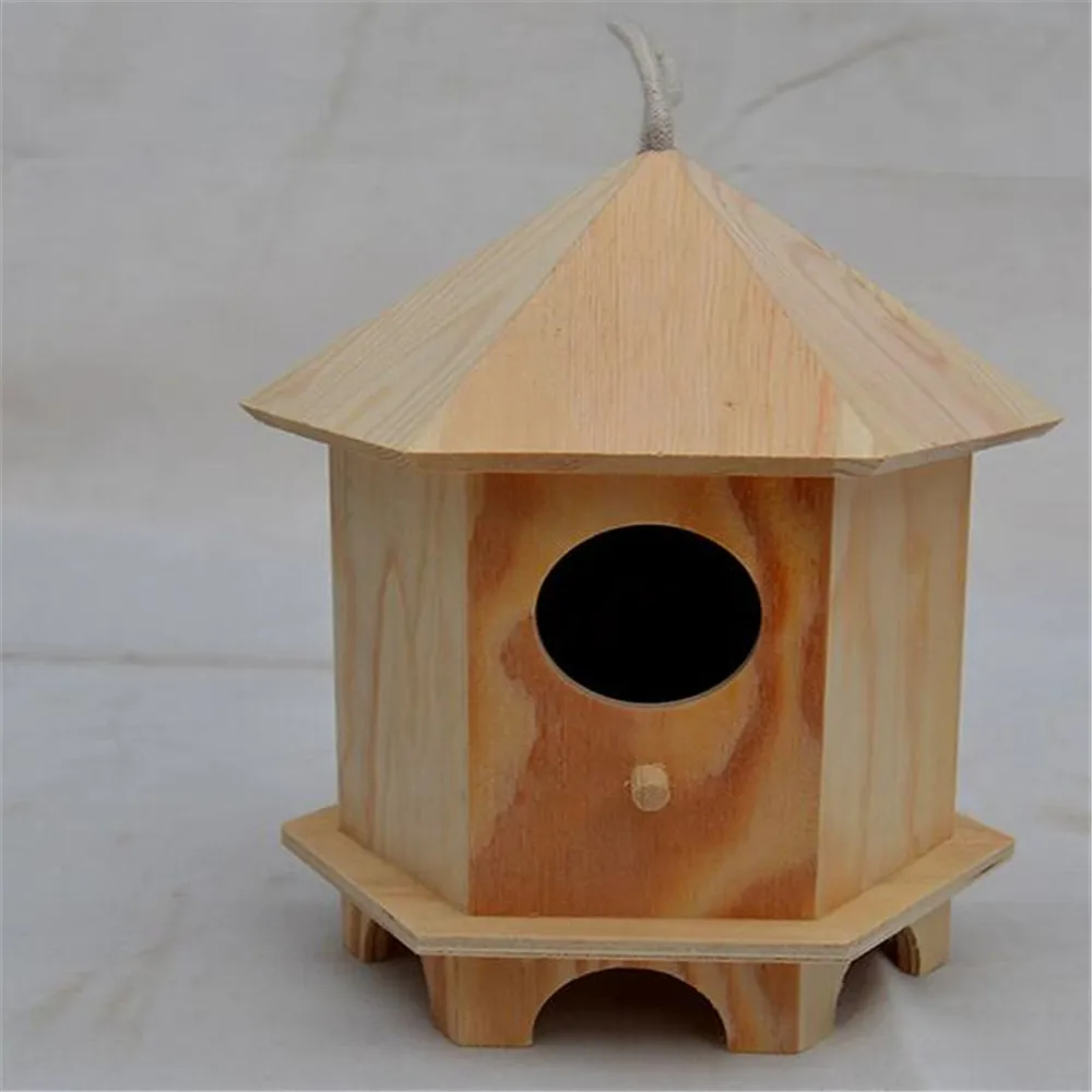 Wild Bird Small Hanging Wooden Bird House Buy Cheap Bird Houses