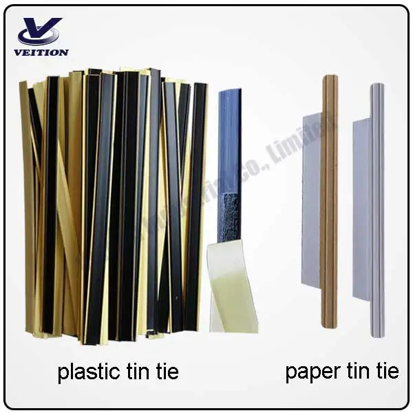 tin tie paper bolsas