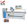 automatic computerized straight round knife ultrasonic rolling microfiber fabric label strip cutter cloth tape cutting machine