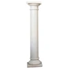 Handmade Simple White Marble Round Column for Sale