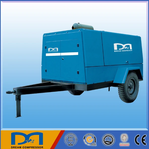 Towable Air Compressor/tow Behind Air Compressor/diesel Compressor For