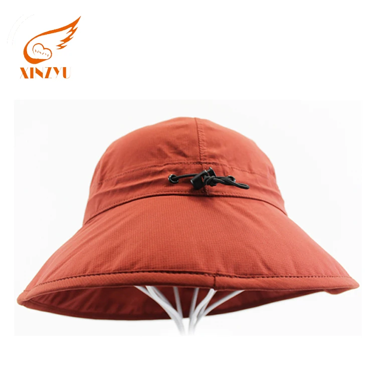 red baby sun hat