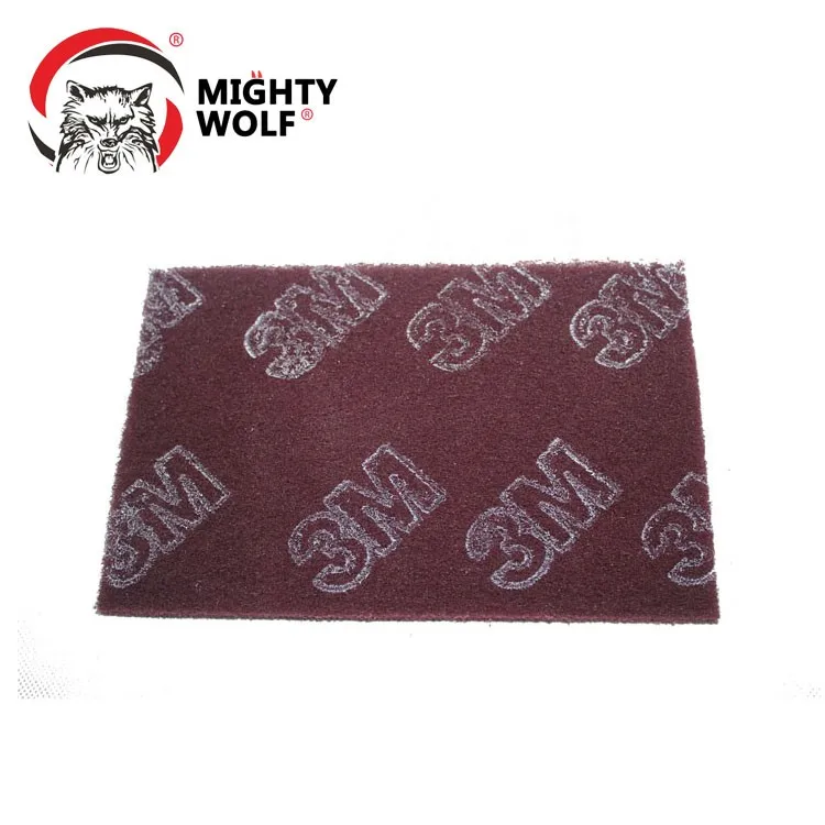 7447 Red Nylon Scotch Brite Abrasive Scouring Pad In Sheet For
