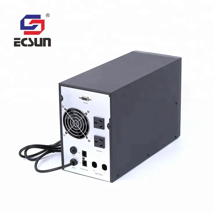 High Frequency 1KVA 2KVA 3KVA 220V electronic online nobreak ups with battery inside   