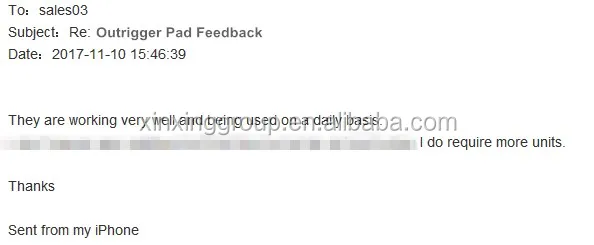 Outrigger Pad feedback_1