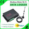 Industrial Usage 4 Pulse Channels Modbus Meter programable Data Logger wifi