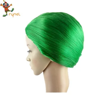 green halloween wig