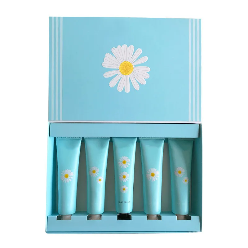 
Private Label Hand Cream OEM Gift Box 5 Pack Hand Foot Whitening Cream Hand Cream Container 